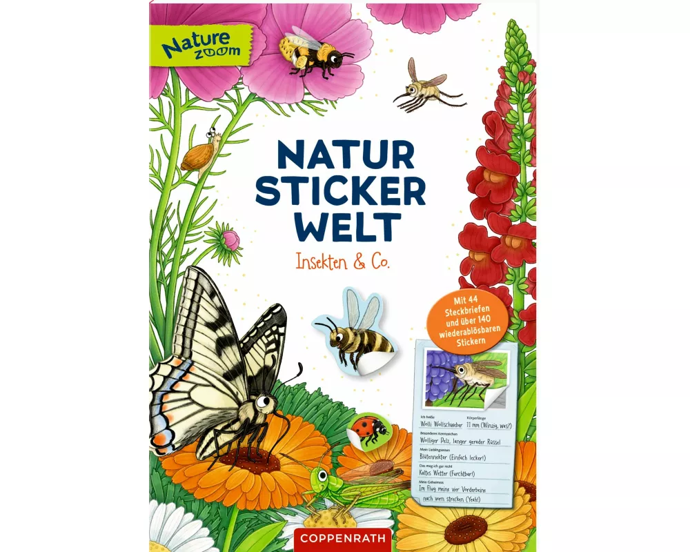 Natur-Stickerwelt - Insekten und Co