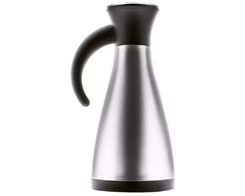 Eva Solo Thermoskanne 1100 ml, Schwarz/Silber