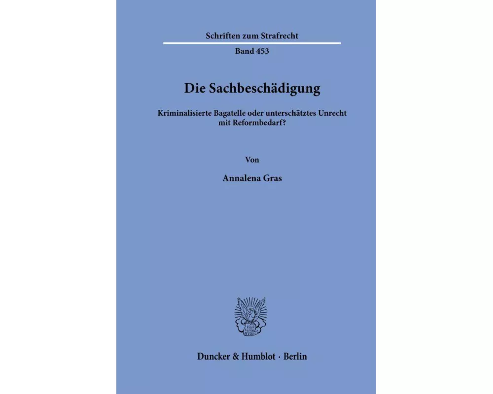 Die Sachbeschädigung