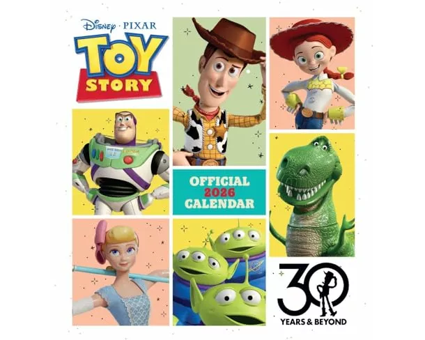 Toy Story 2026 Square Calendar