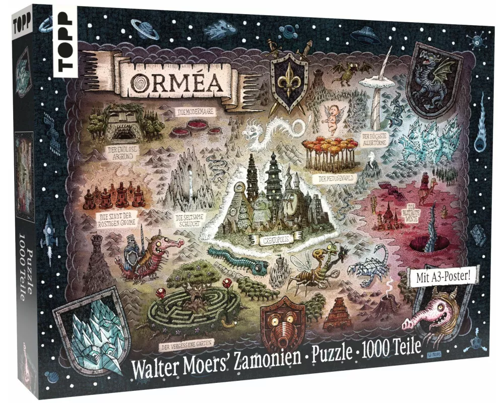 Orméa - das offizielle Puzzle aus der Zamonien-Welt von Walter Moers