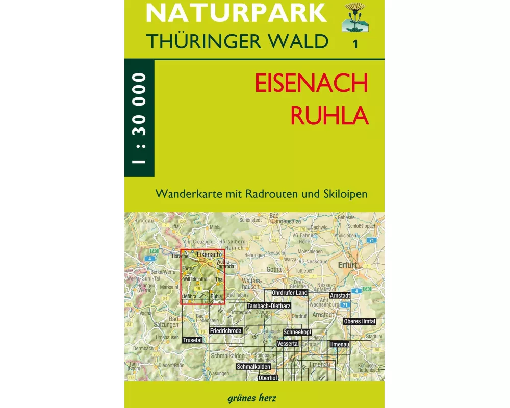 Wanderkarte Eisenach, Ruhla