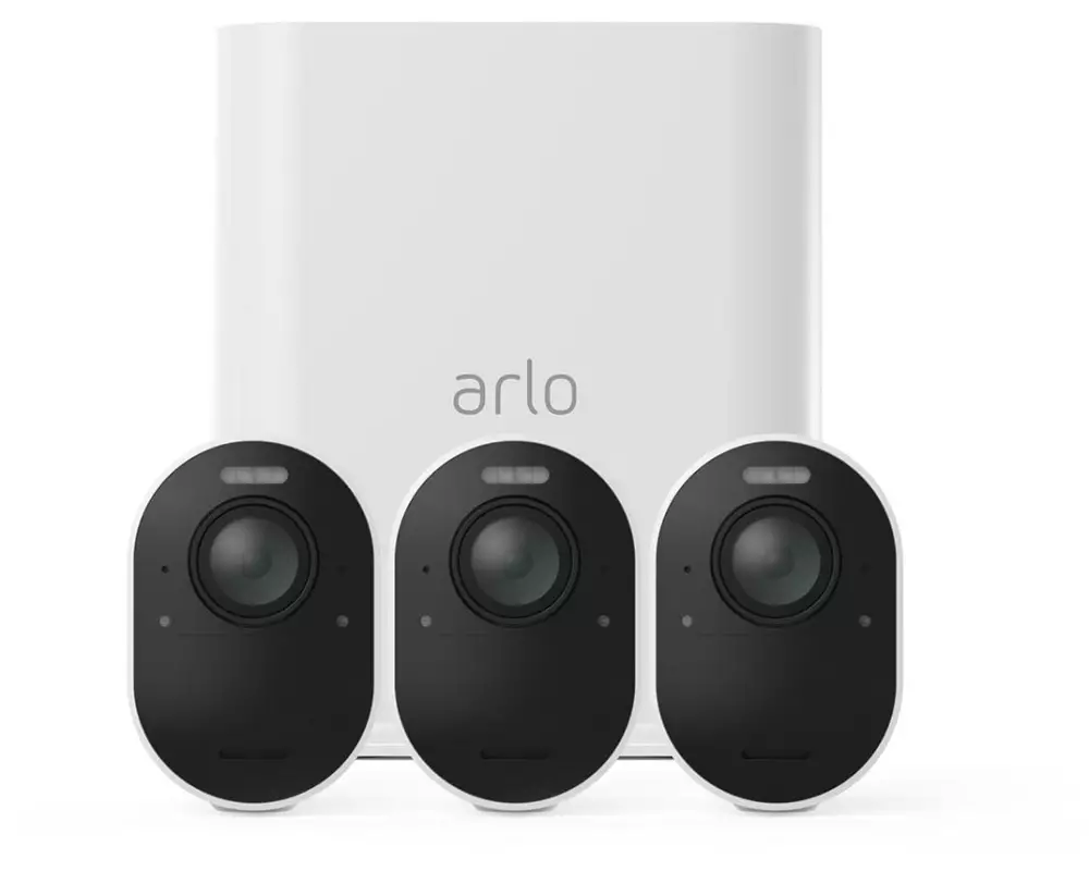 Arlo Überwachungsset Ultra 2 4K UHD VMS5340-200EUS Set 3 Kameras