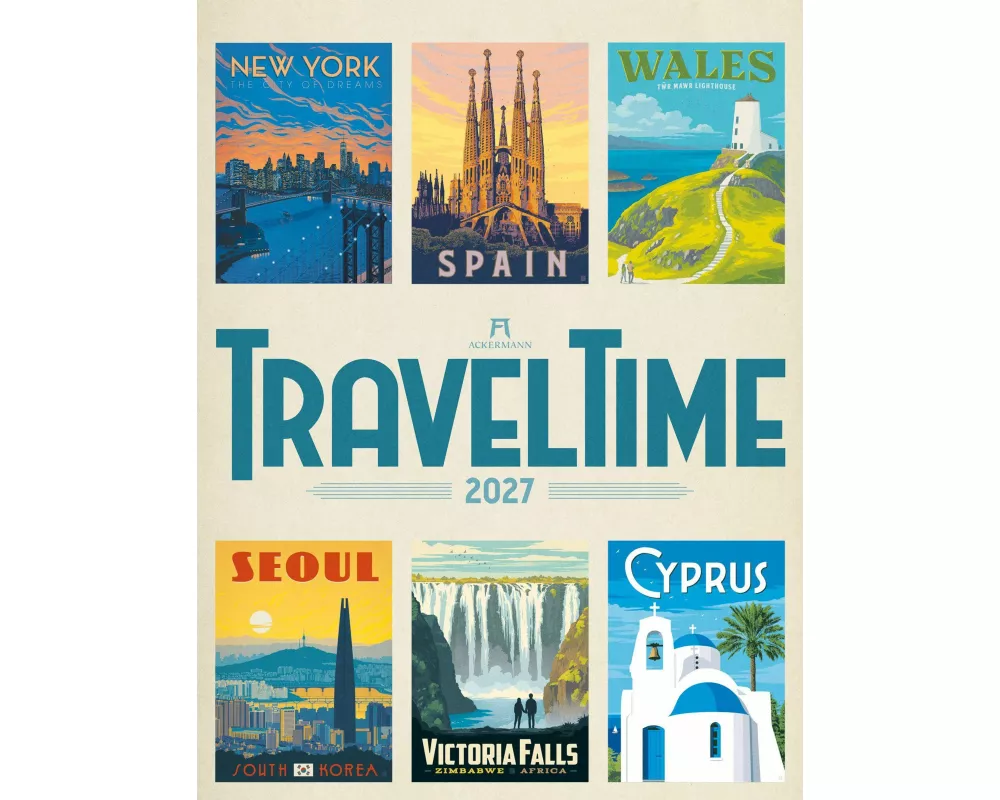 Travel Time Plakate-Kalender 2027