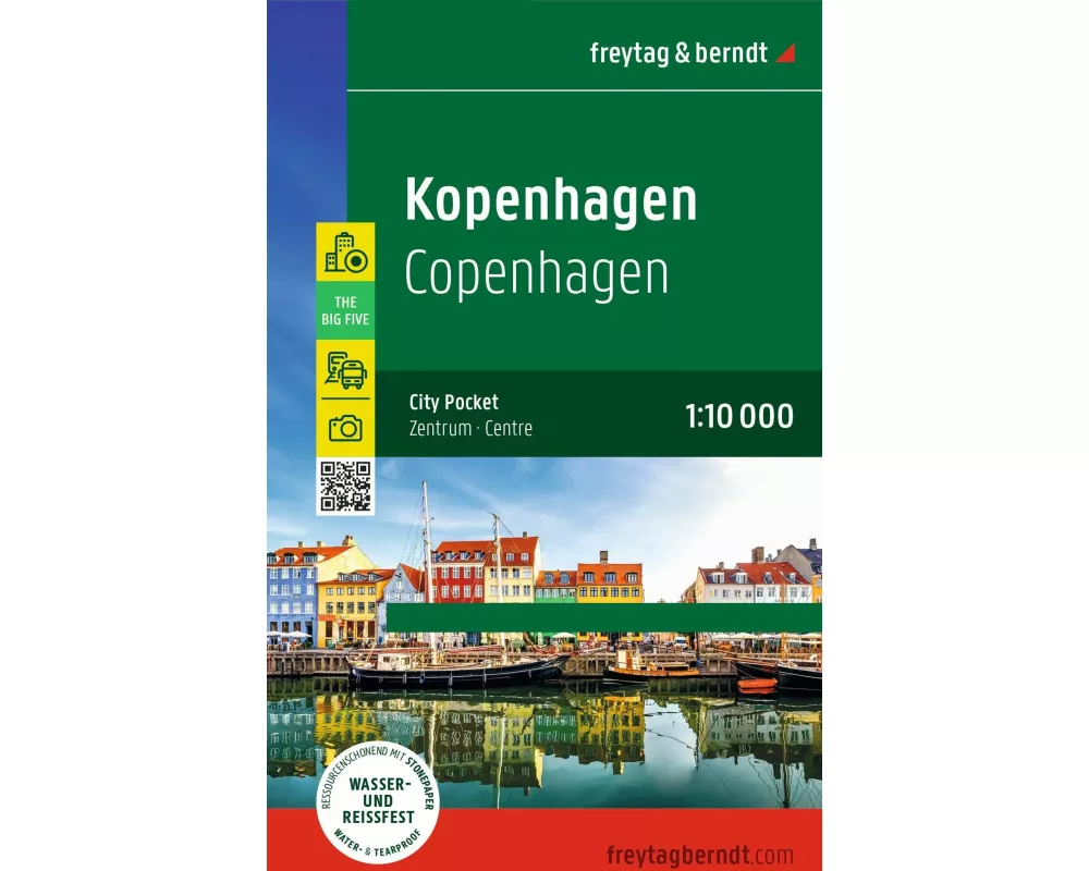 freytag & berndt Innenstadtplan Kopenhagen 1:10.000