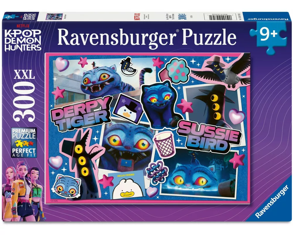 Kinderpuzzle 300 XXL Teile - KPop Demon Hunters - Derpy & Sussie