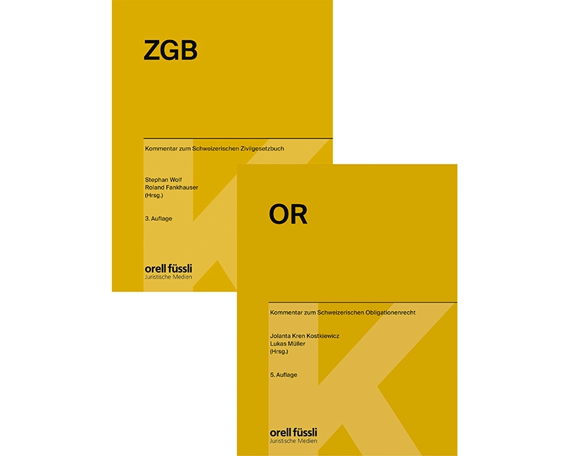 KOMBIPAKET: ZGB & OR Kommentar