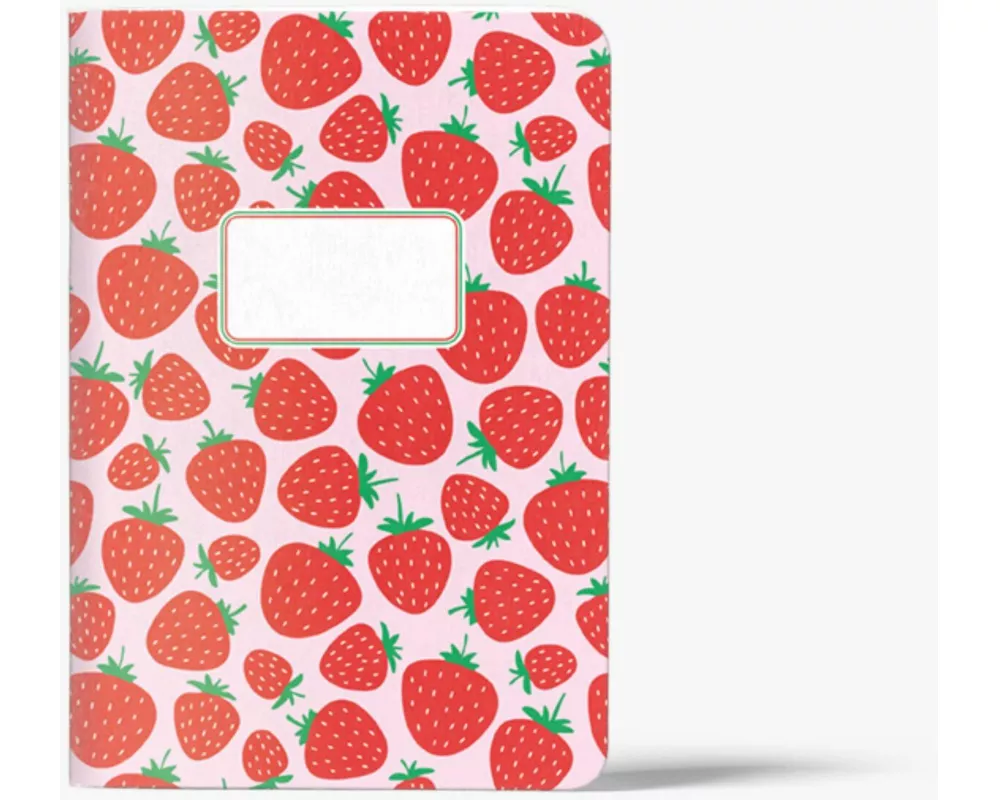 Hefte A5 Pattern Strawberries