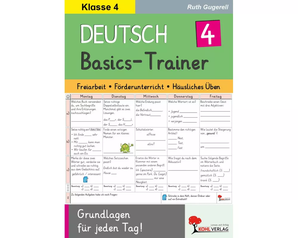 Deutsch-Basics-Trainer / Klasse 4