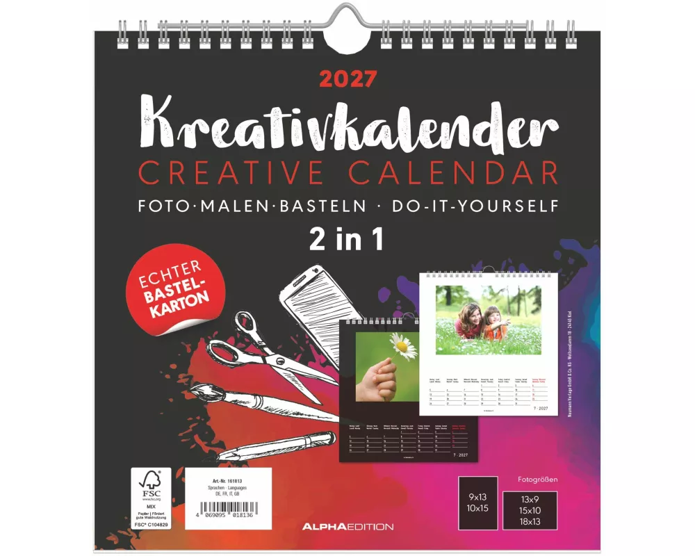 Kreativkalender M - 2 in 1 2027