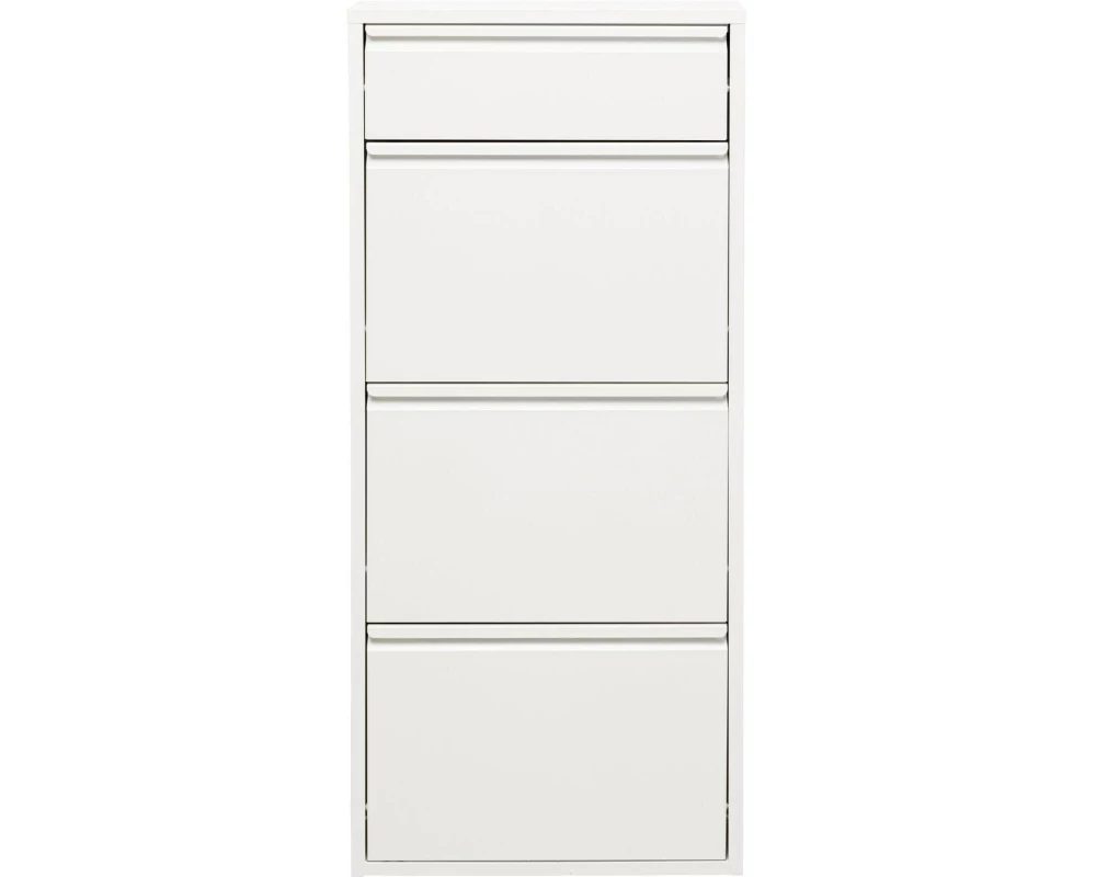 Kare Schuhschrank Caruso 3 plus 1 50 x 115 cm, Weiss