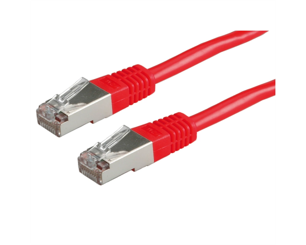 VALUE Patchkabel Cat.6 (Class E) S/FTP (PiMF), rot, 2 m