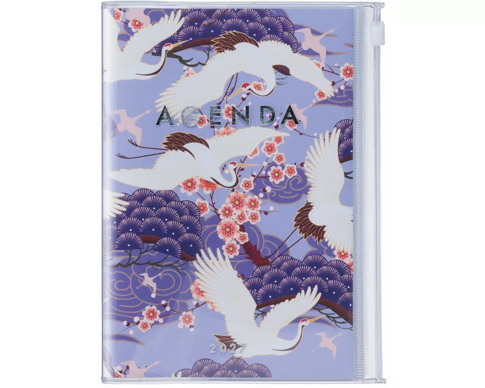 MARK'S 2026/27 Diary B6 Japan // Birds Purple