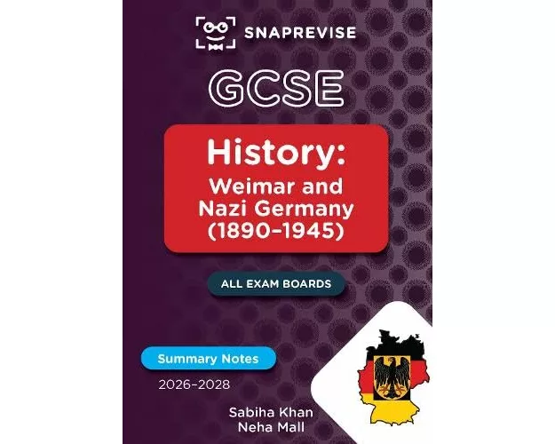 SnapRevise GCSE History Summary Notes: Weimar and Nazi Germany