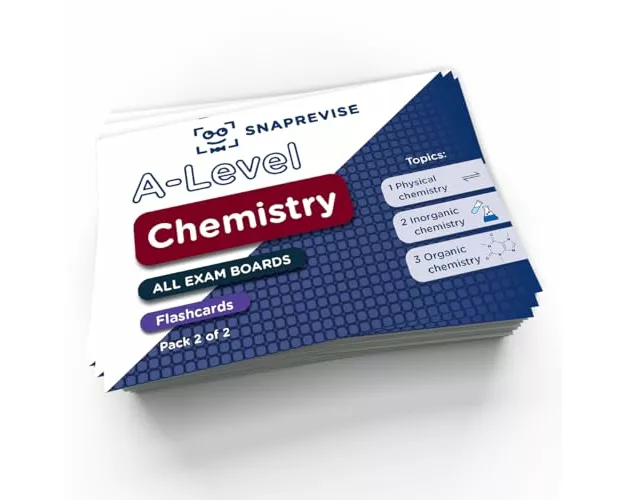 SnapRevise A-Level Chemistry Flashcards Pack 2