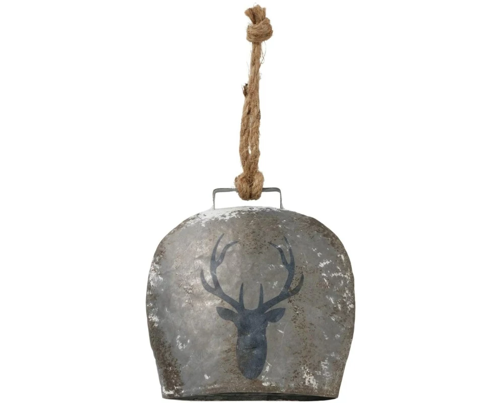 Boltze Aufsteller Kuhglocke Reinhold Metall, 14.5 x 15 cm