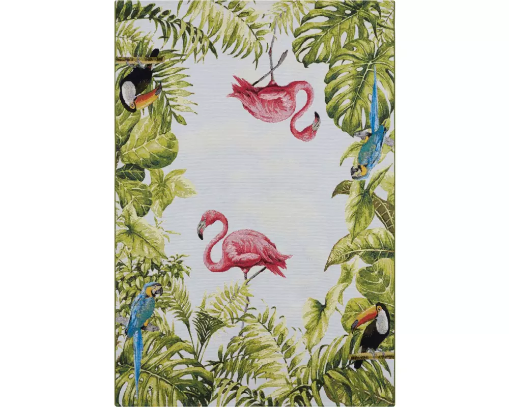 Hanse Home Teppich Tropical Birds 80 cm x 165 cm, Mehrfarbig