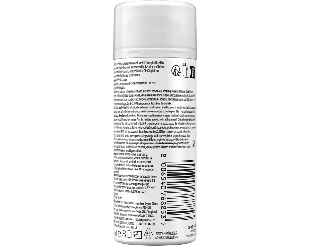 Gillette Venus Rasiergel Satin Care Aloe vera 75 ml