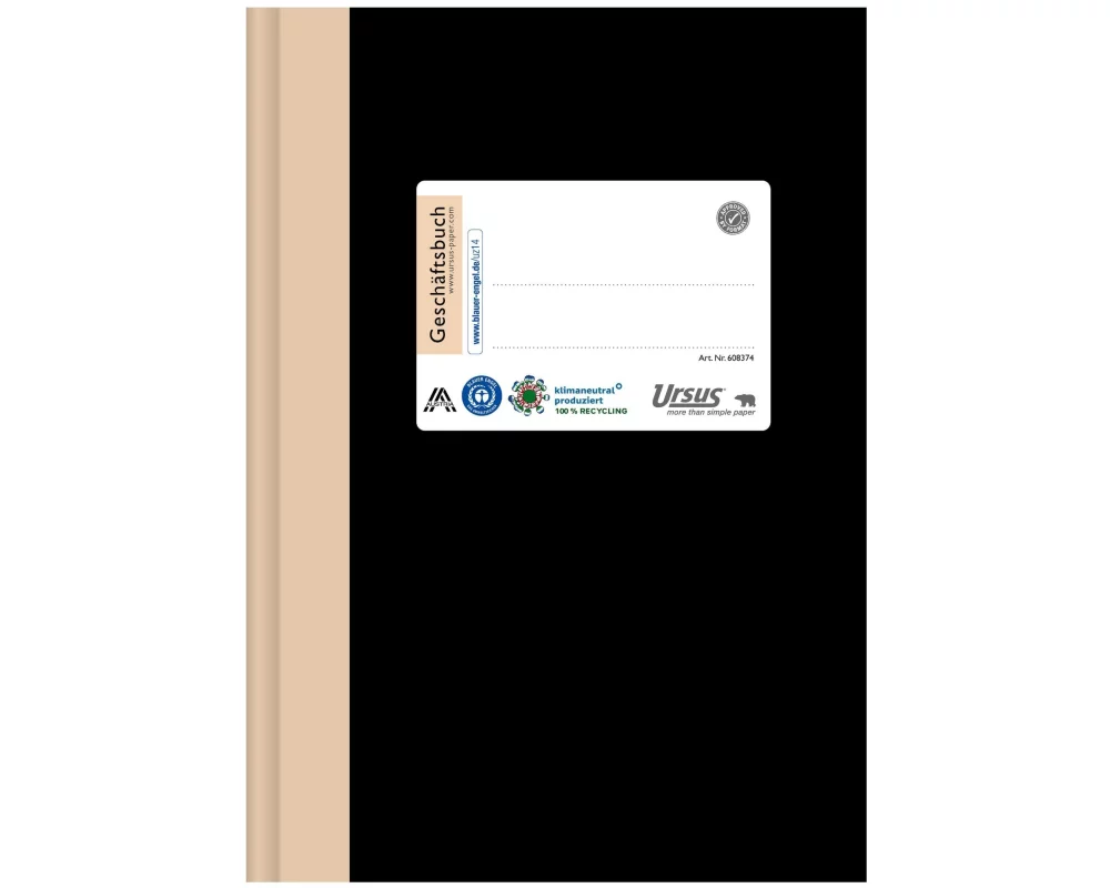 Ursusgreen Notizbuch Geschäftsbuch A5, liniert
