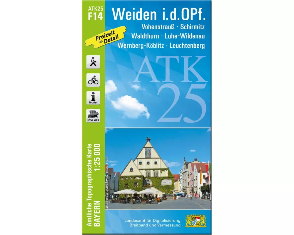 ATK25-F14 Weiden i.d.OPf. (Amtliche Topographische Karte 1:25000)