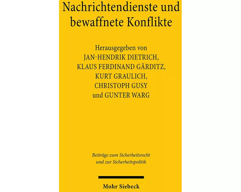 Nachrichtendienste und bewaffnete Konflikte