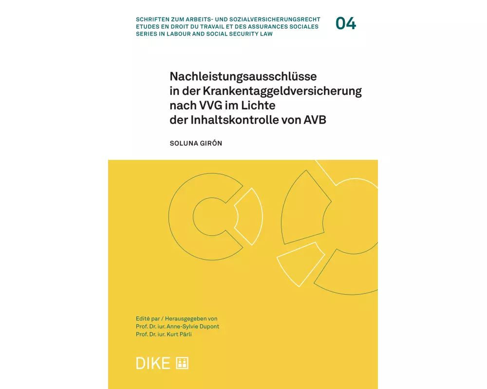 Nachleistungsausschlüsse in der Krankentaggeldversicherung nach VVG im Lichte der Inhaltskontrolle von AVB