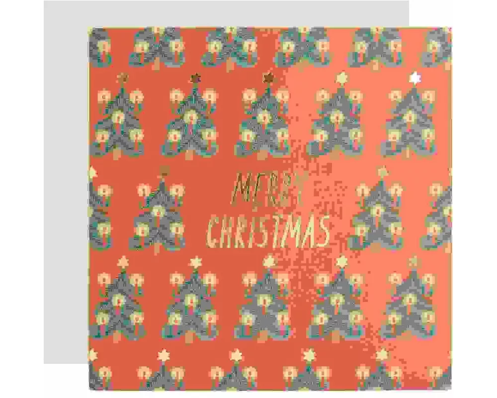 Pop Up Karte Merry Christmas, Rot, 15x15 cm FSC MIX