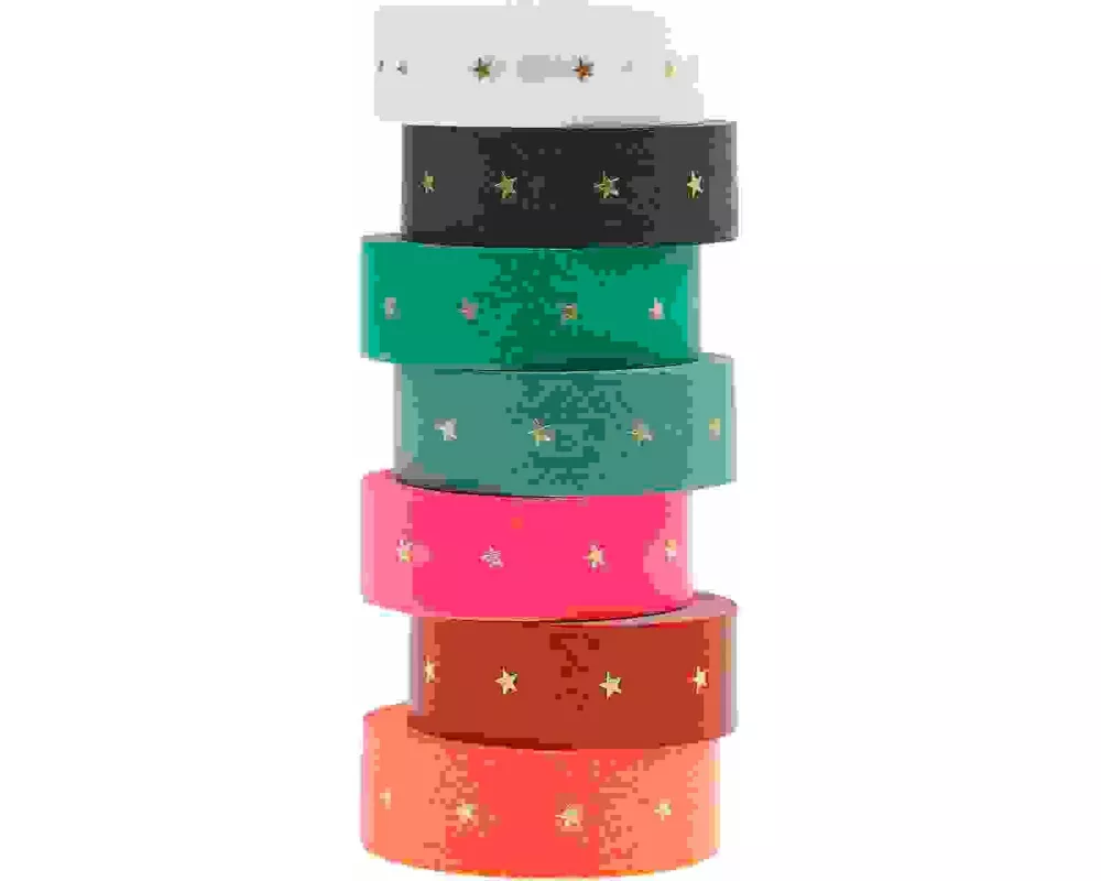 Maxi Tape Set, Sterne FSC MIX, 7 Stk