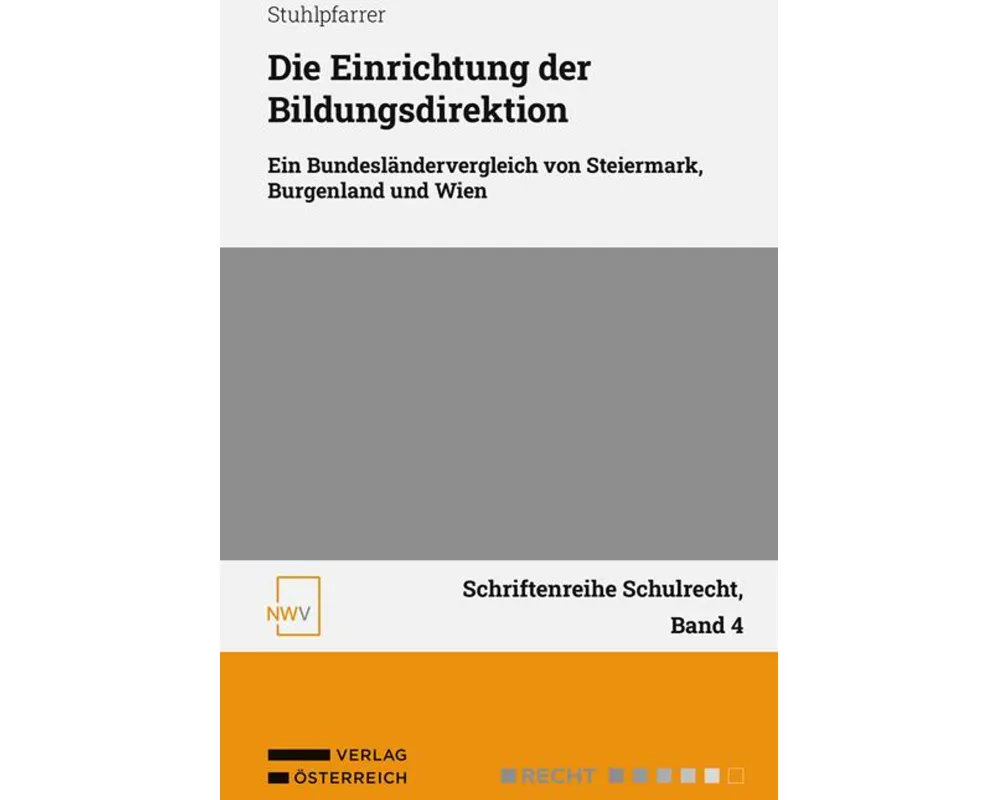 Die Einrichtung der Bildungsdirektion