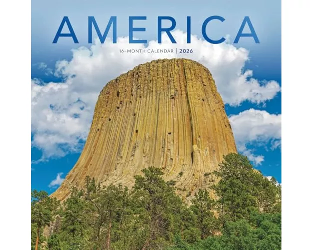 America Square Wall Sunday Start Calenda