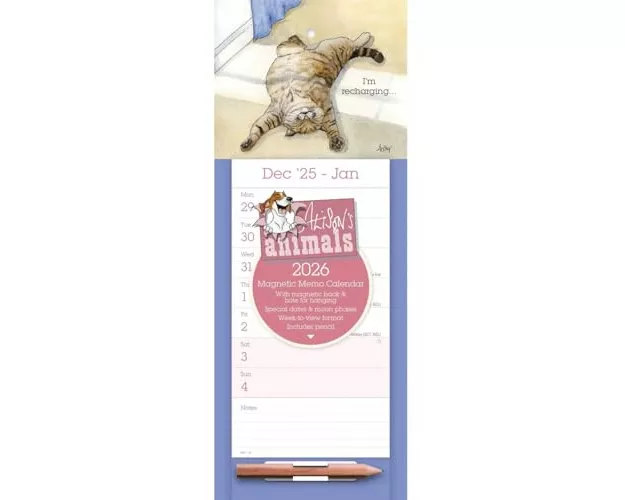 Alisons Animals Weektoview Magnetic Cale