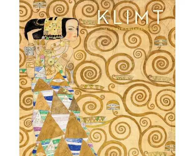 Klimt Square Wall Sunday Start Calendar