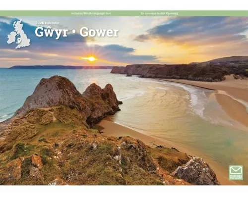 Gower A4 Calendar 2026