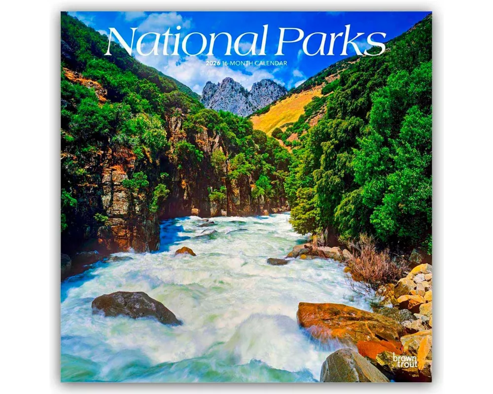 National Parks 2026 - 16-Monatskalender