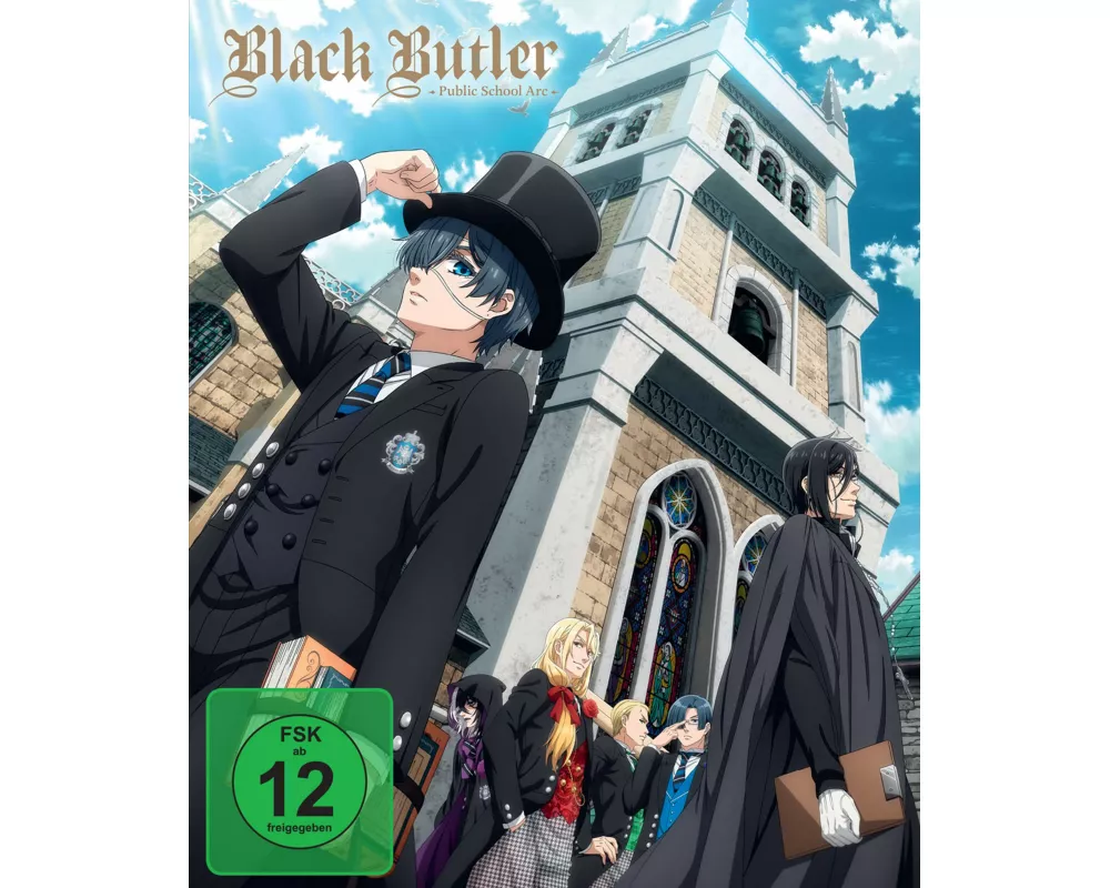 Black Butler: Public School Arc - Staffel 4 - Vol.1 - [DVD] mit Sammelschuber