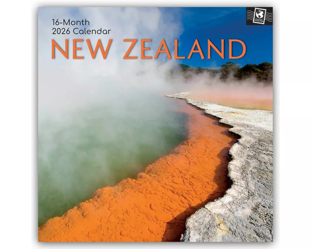 New Zealand - Neuseeland 2026 - 16-Monatskalender