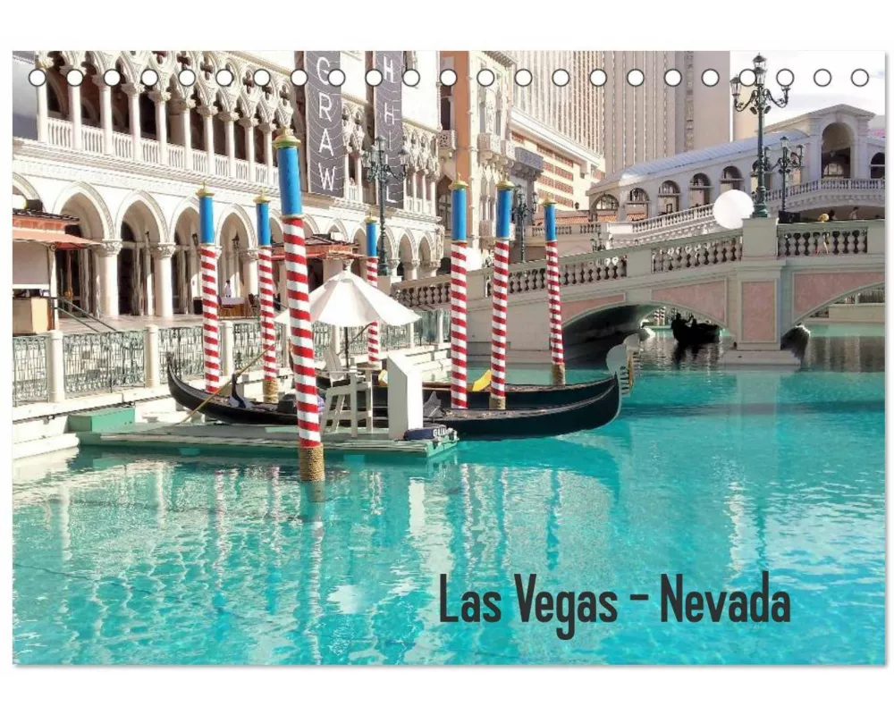 Las Vegas - Nevada (Tischkalender 2026 DIN A5 quer), CALVENDO Monatskalender