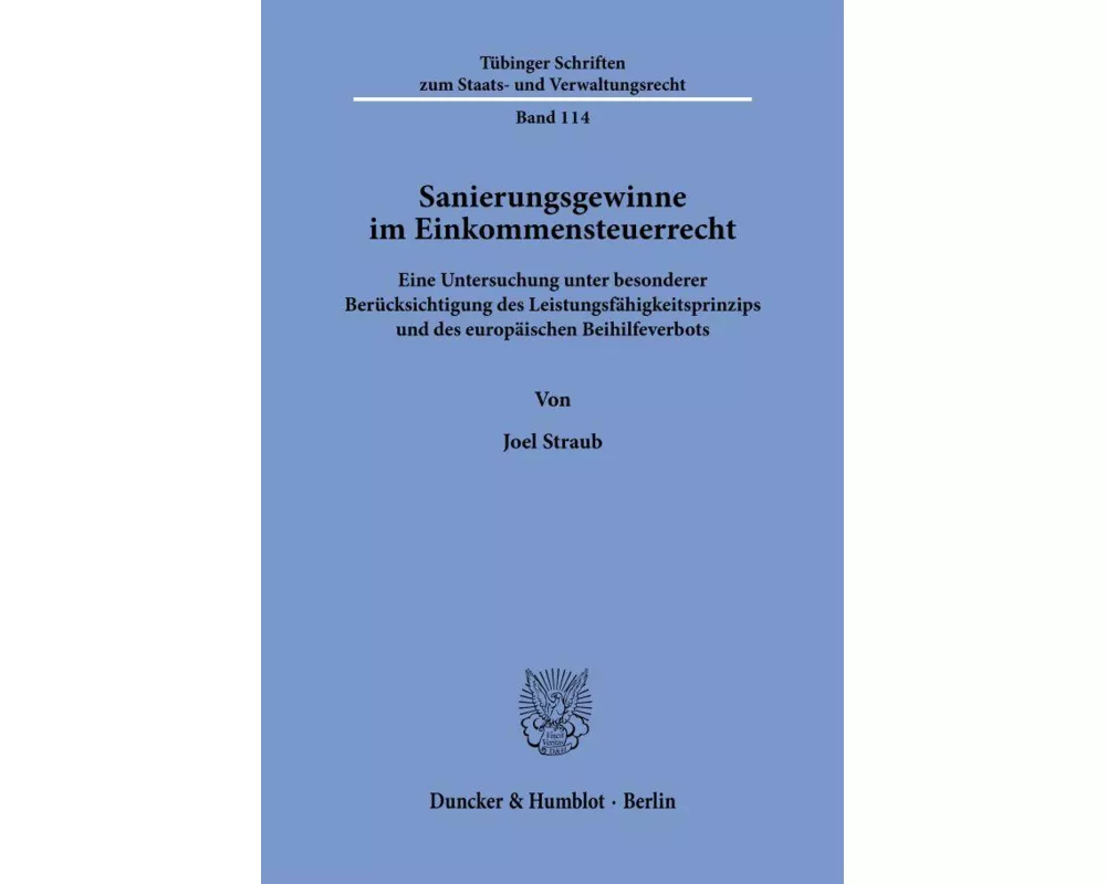 Sanierungsgewinne im Einkommensteuerrecht