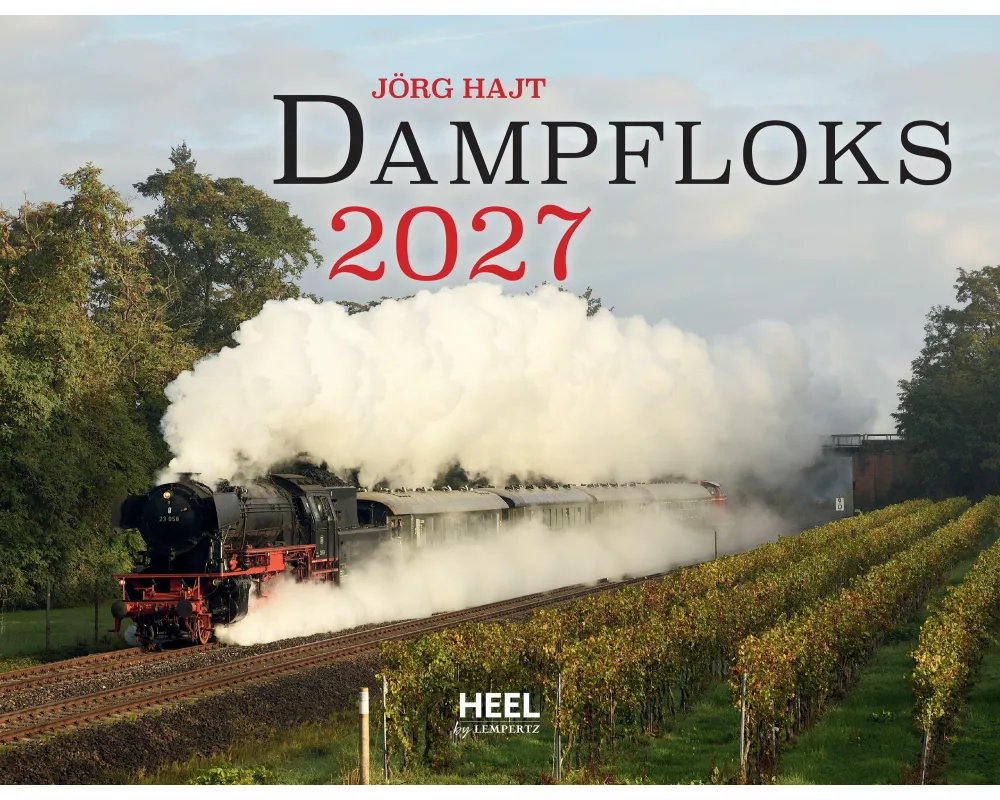 Dampfloks in Farbe 2027 Eintragkalender