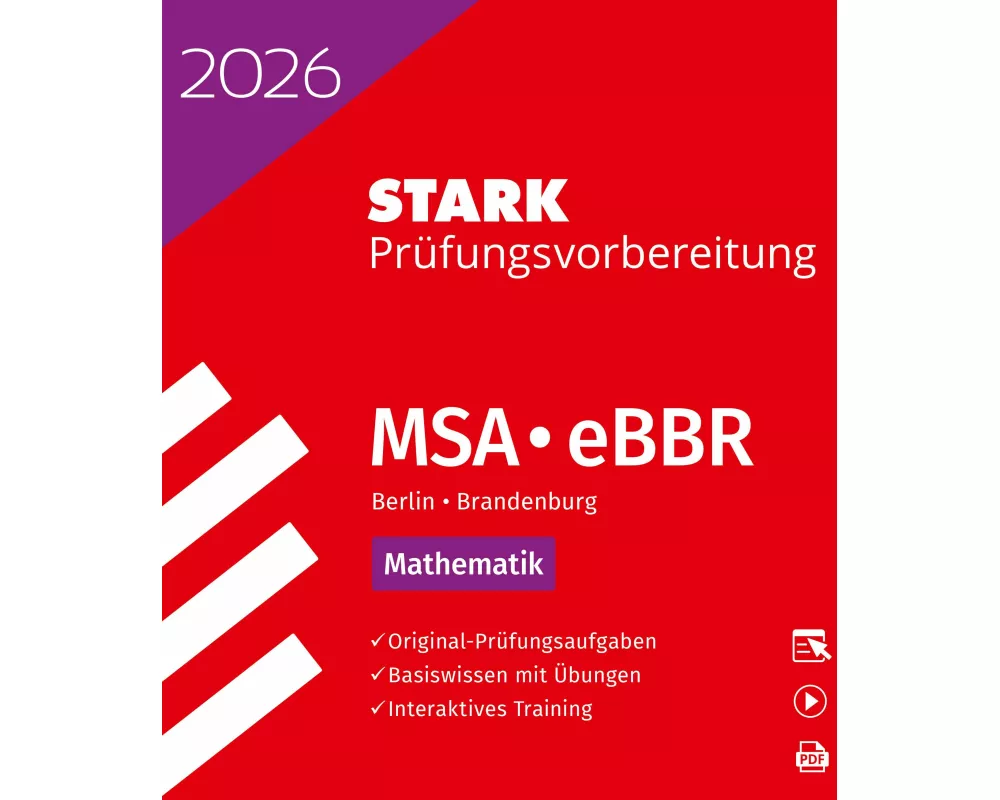 STARK Mathematik - MSA/eBBR 2026 Berlin/Brandenburg - Prüfungsvorbereitung