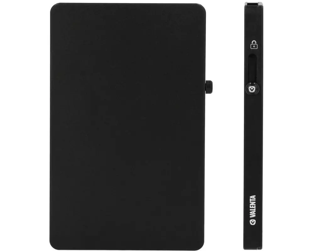 Valenta Kartenschutzhülle, dünn, MagSafe – Schwarz