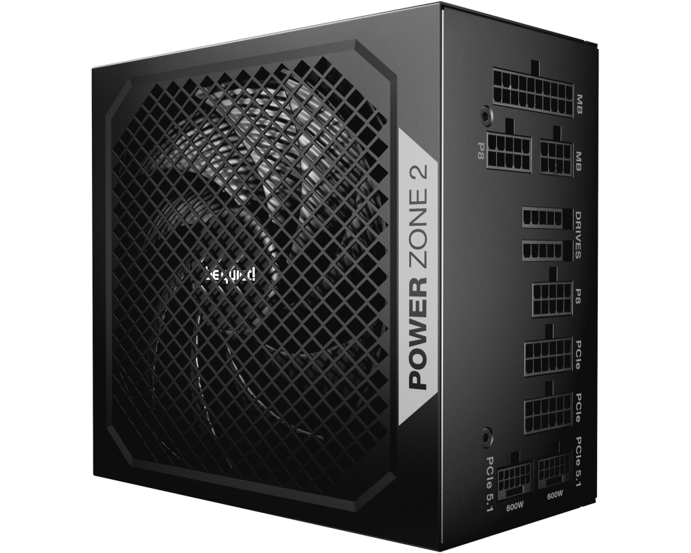be quiet! POWER ZONE 2 | 1200 W Netzteil 20+4 pin ATX ATX Schwarz