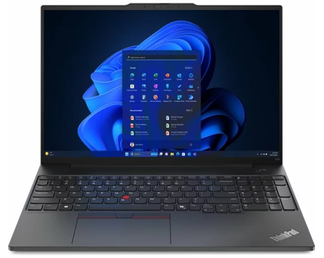 Lenovo ThinkPad E16 G2, Intel Core Ultra 5 125U, 16GB, SSD 512GB, 16 inch, WUXGA, UMA, W11P, Black, TopSeller
