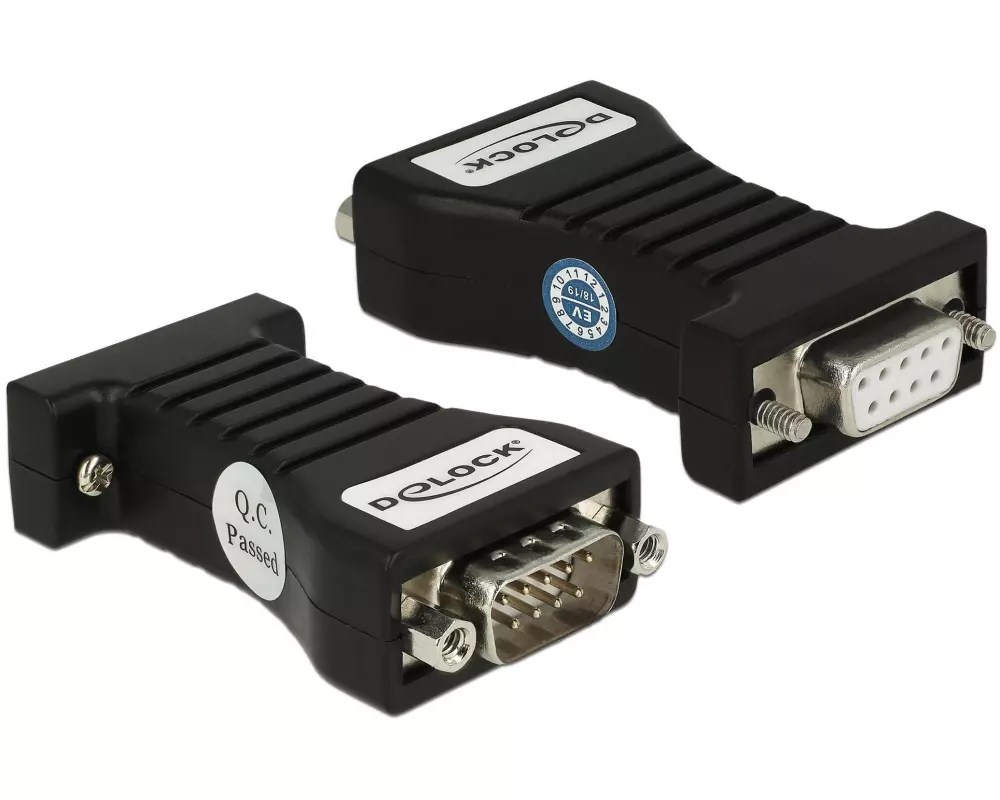 Delock Adapter DB9 Isolator RS232 Buchse – RS232 Stecker