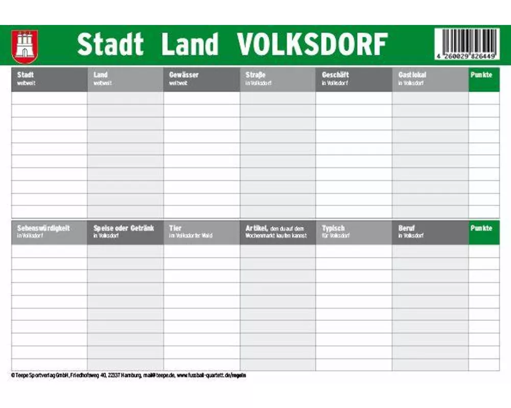 Hamburg: Stadt Land Volksdorf