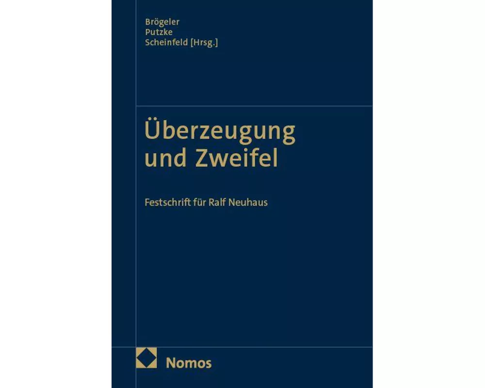 Überzeugung und Zweifel