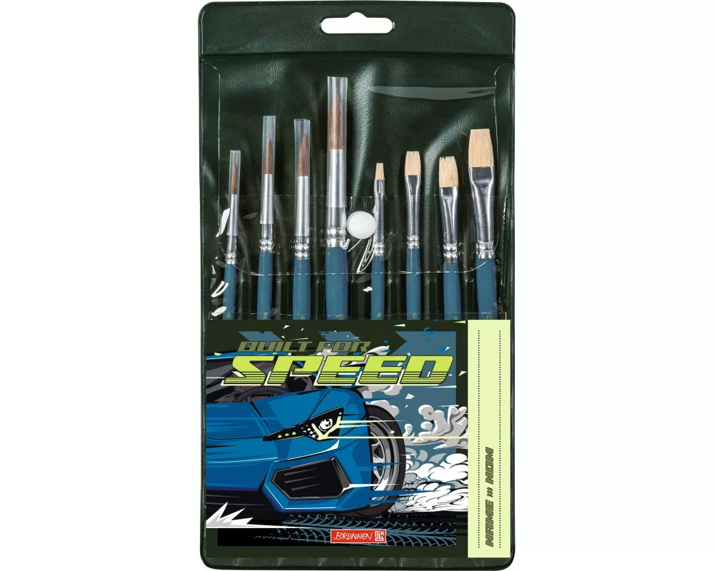 Schulpinsel 8er-Set Fast Wheels