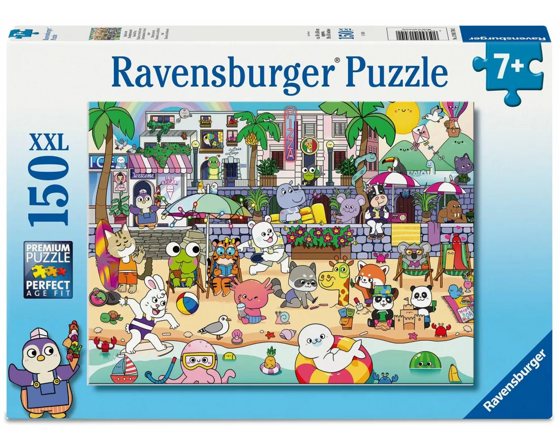 Kinderpuzzle 150 XXL Teile - Spaß an der Strandpromenade