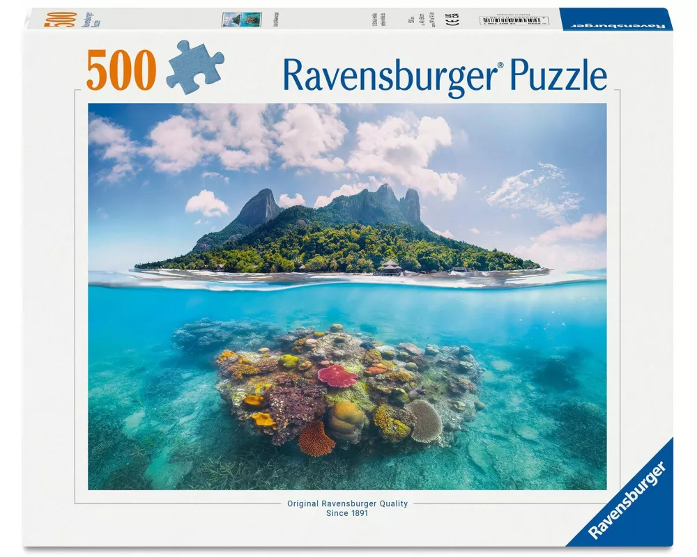 Erwachsenenpuzzle 500 Teile - Insel und Korallenwelt