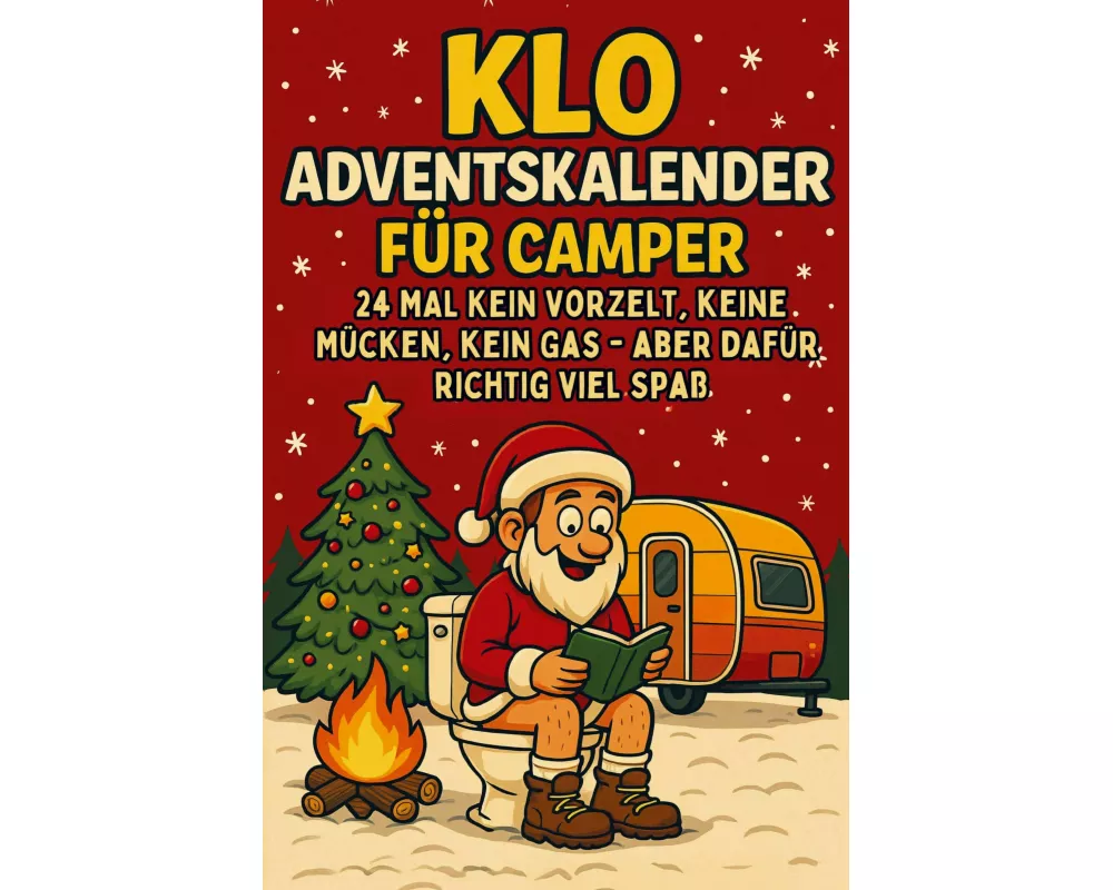 Klo Adventskalender für Camper: 24 mal kein Vorzelt, keine Mücken, kein Gas - aber dafür richtig viel Spaß